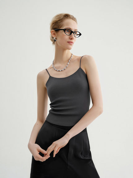 Classic Black Fitted Cami