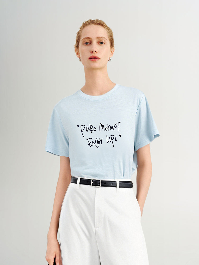 Light Blue Relaxed Tee