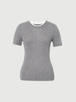 Slim Fit Lyocell Neck T-Shirt