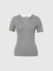 Slim Fit Lyocell Neck T-Shirt
