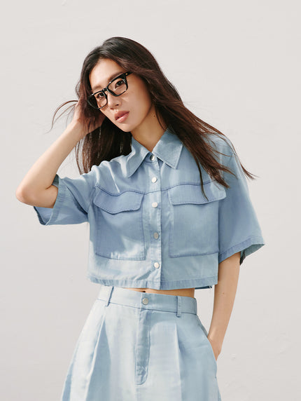 Half Sleeves 100% Lyocell Shirts
