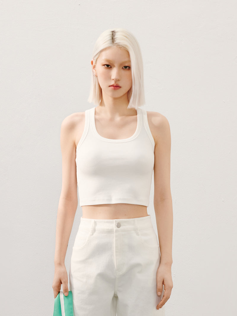 Sleeveless Short Tank Top