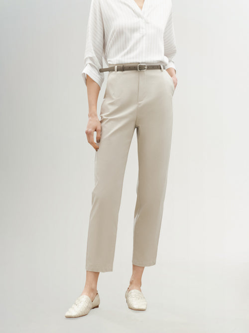 Load image 1 in gallery view. Cropped Lyocell Pants