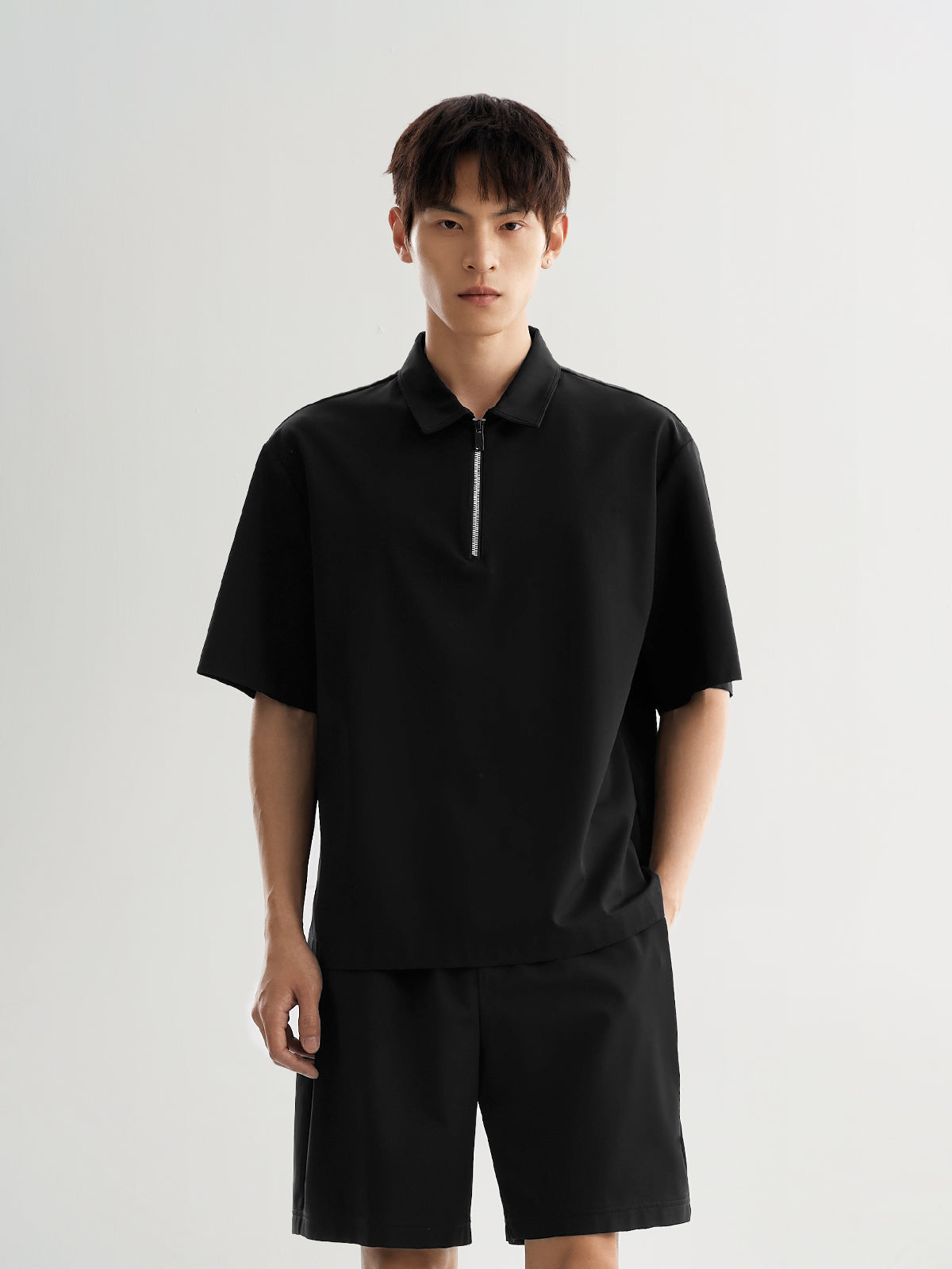 Men’s Zip Polo Shirt