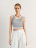 Striped U-Neck Tank