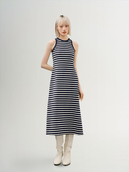 Stripe Sleeveless Dress