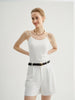 Cotton Blend Padded Tank Tops