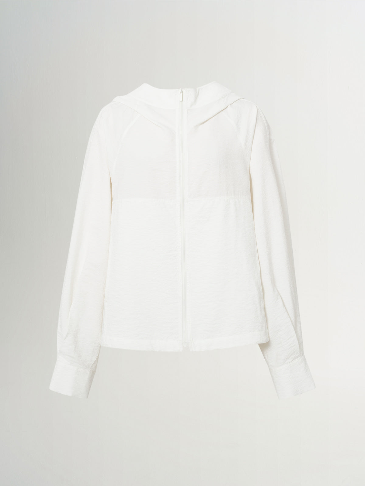 Lightweight Silk-Blend Hooded Jacket
