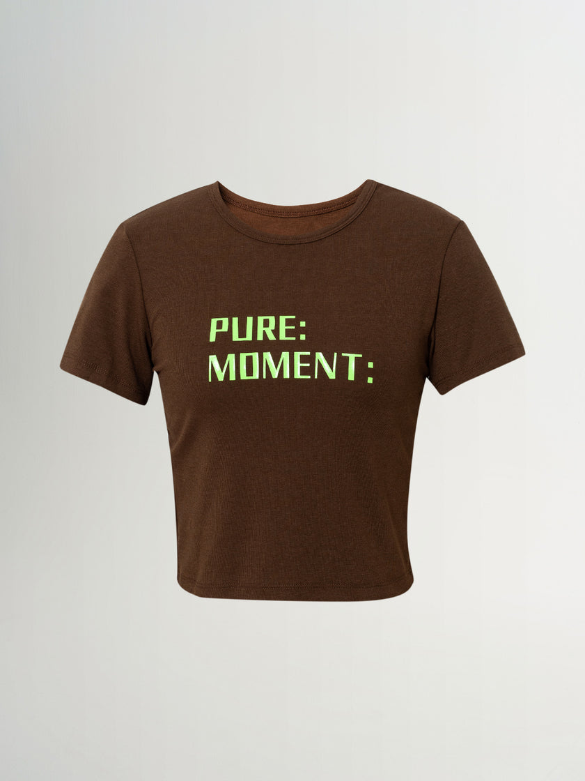 Cropped Crewneck Tee