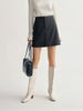 A-Line PU Mini Skirt