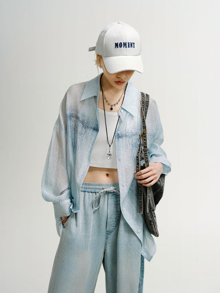 Lyocell Printed Lightweight Shirt