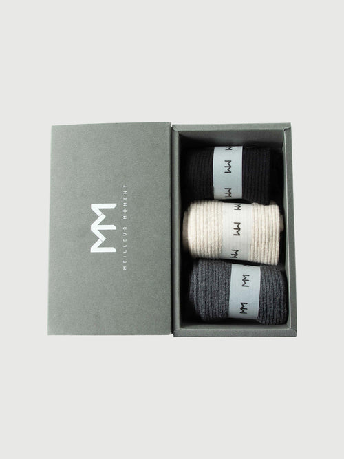 Load image 1 in gallery view. Men’s Solid Color Sock Set (3-Pack)