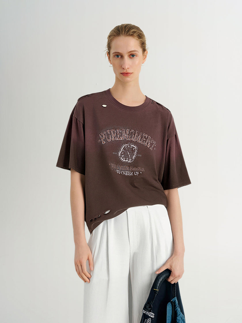 Cotton Graphic Relaxed Tee