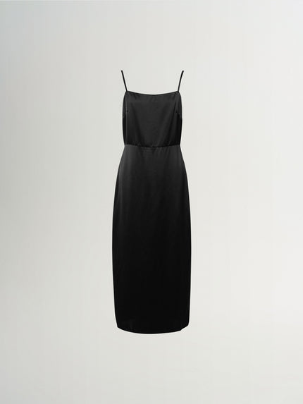 Acetate A-Line Slip Dress