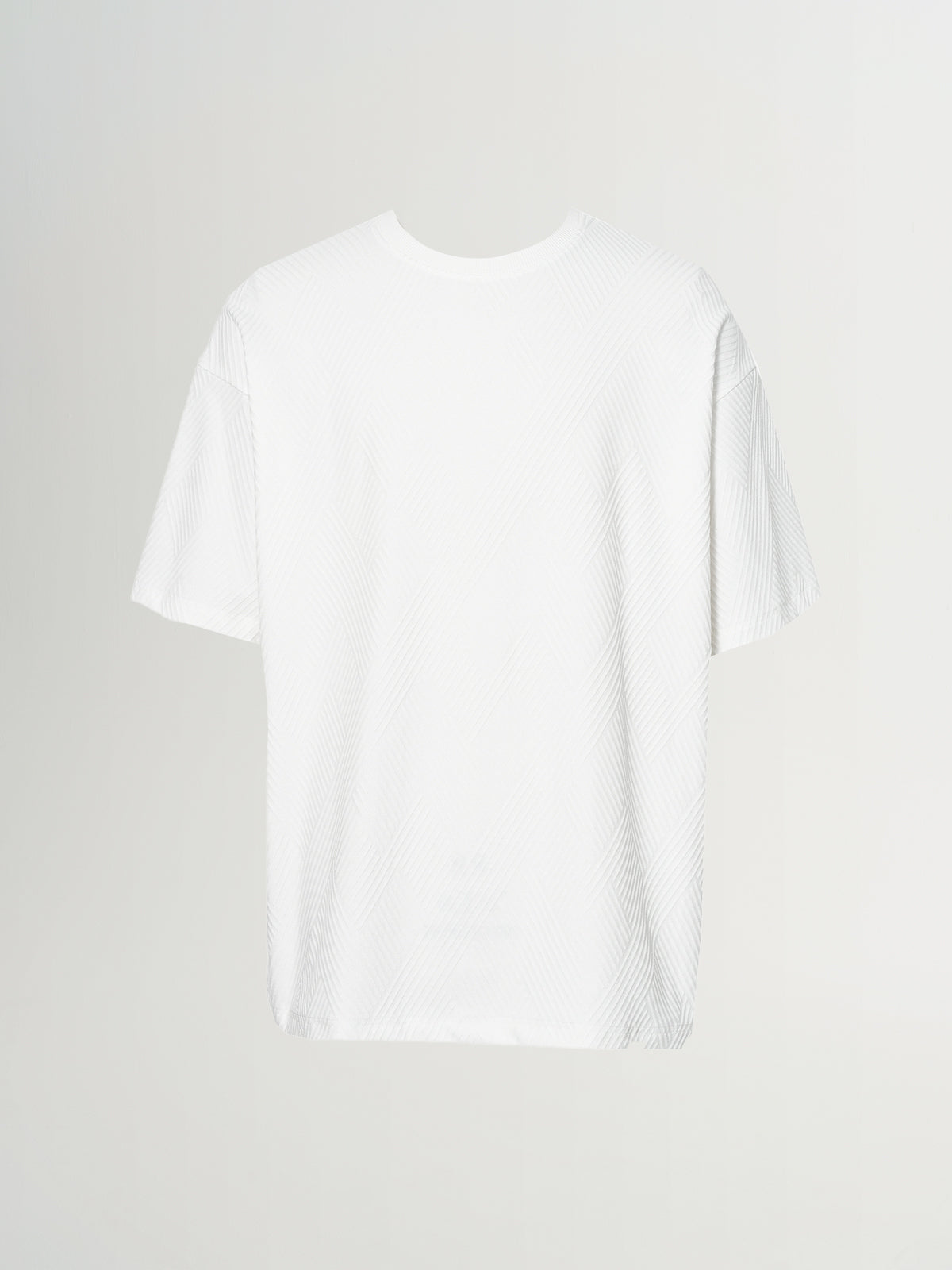 Men’s Geometric Knit Short-Sleeve T-Shirt