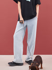 Wide Leg Cotton Jeans