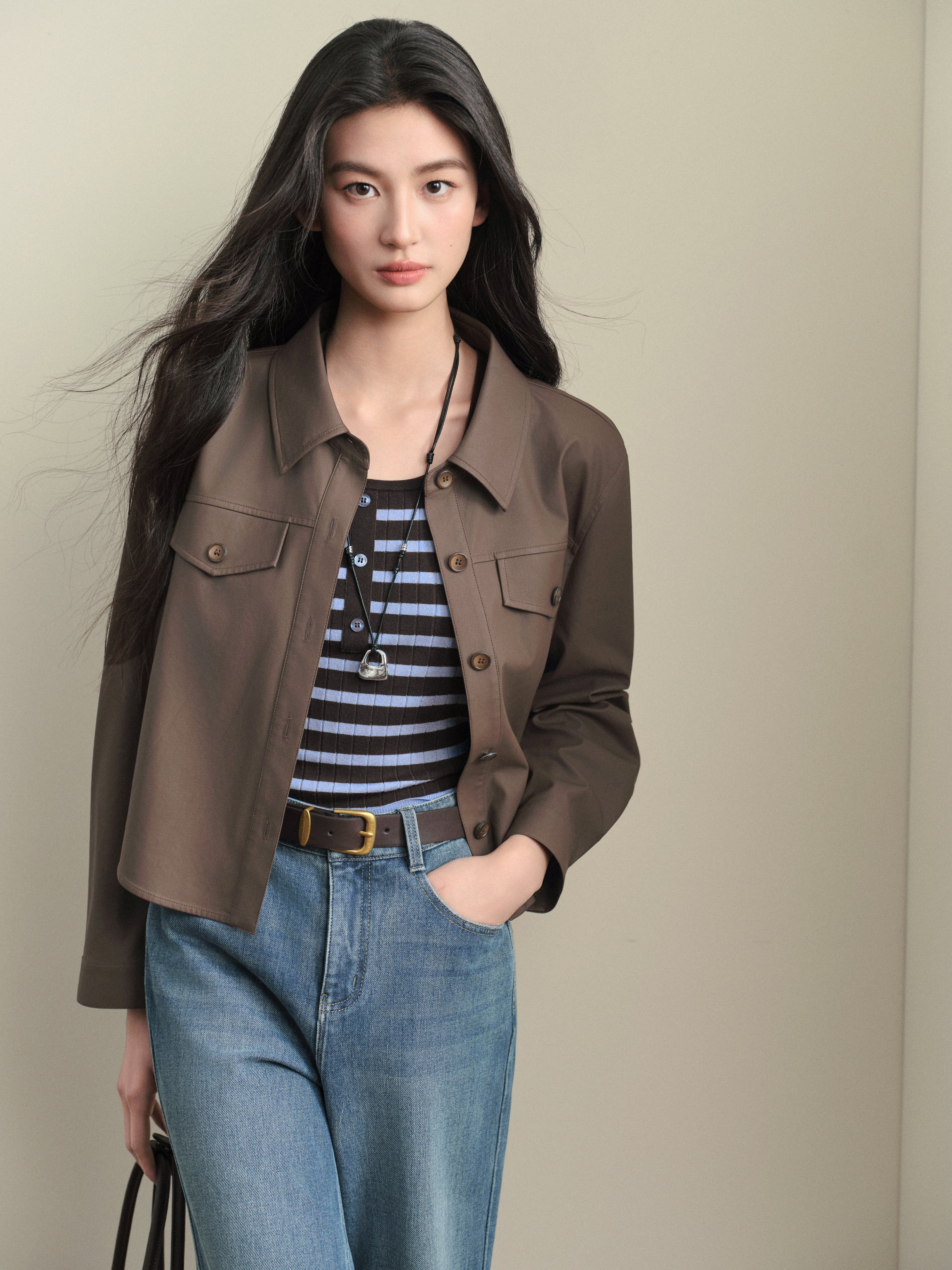 Lyocell Striped Slim-Fit Tank Top
