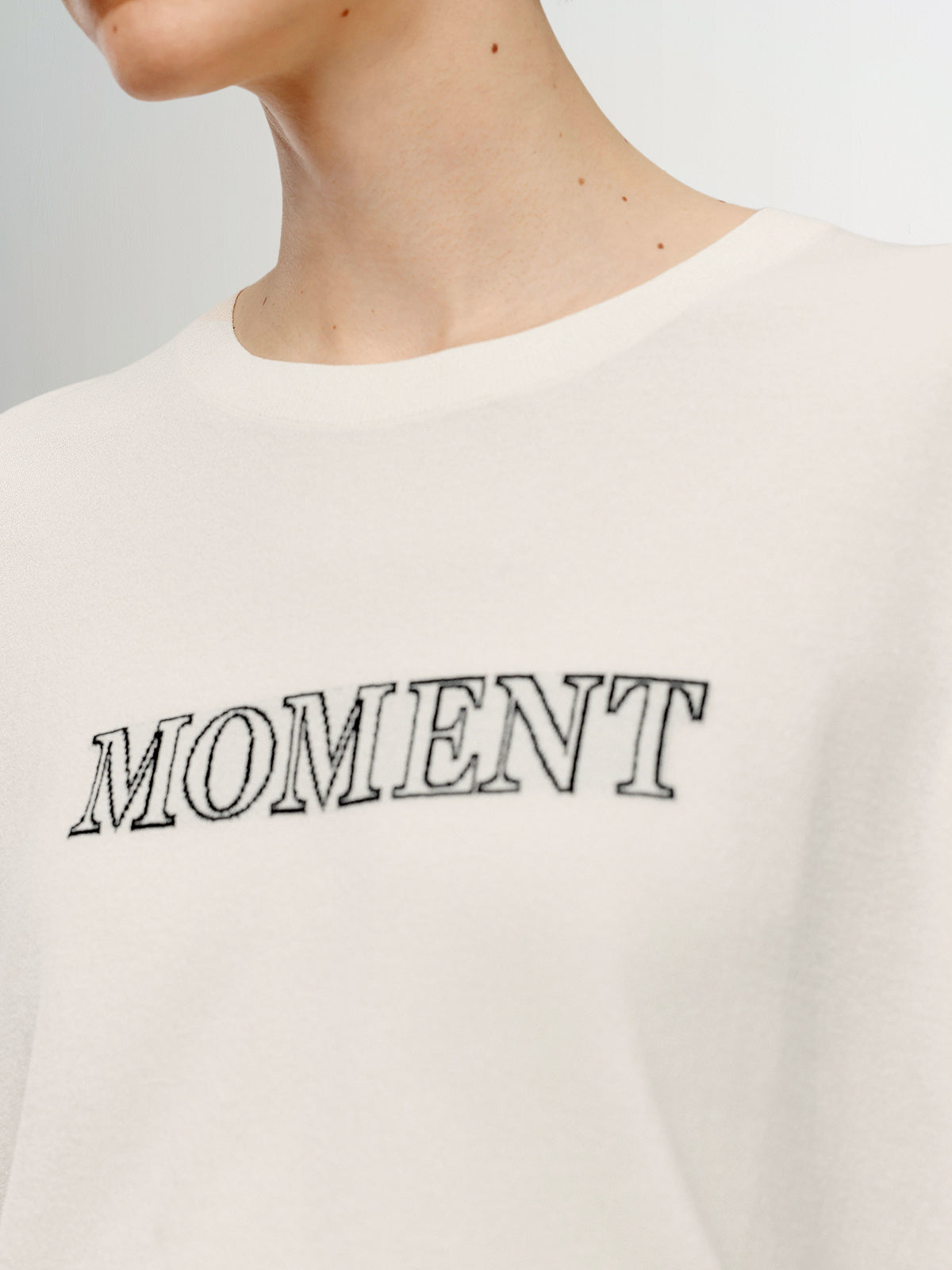 Lyocell Logo Short-Sleeve Tee