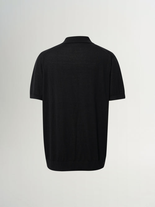 Load image 1 in gallery view. Men’s Wool–Cashmere–Silk Polo