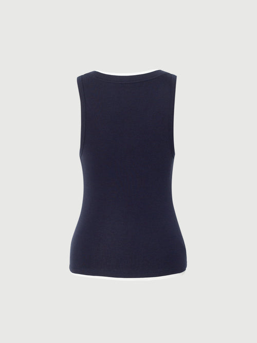 Load image 1 in gallery view. U Neck Lyocell Tank Top