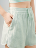 Cotton Drawstrings Short Pants