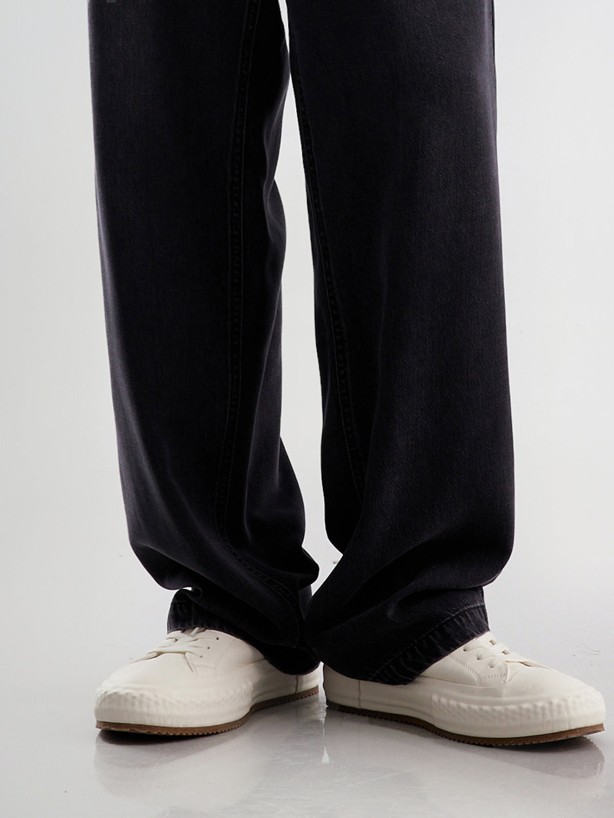 Dark Gray Lyocell Denim Pants