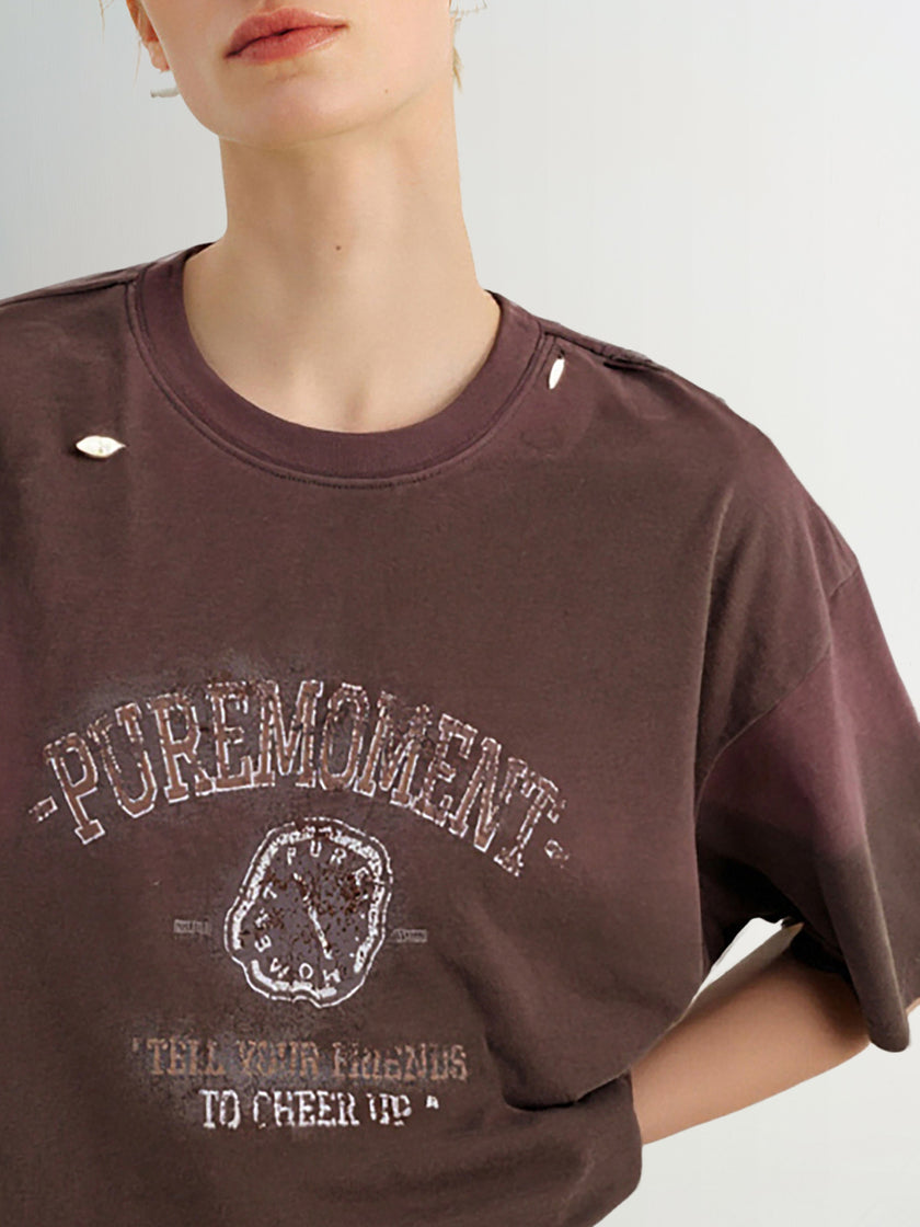 Cotton Graphic Relaxed Tee