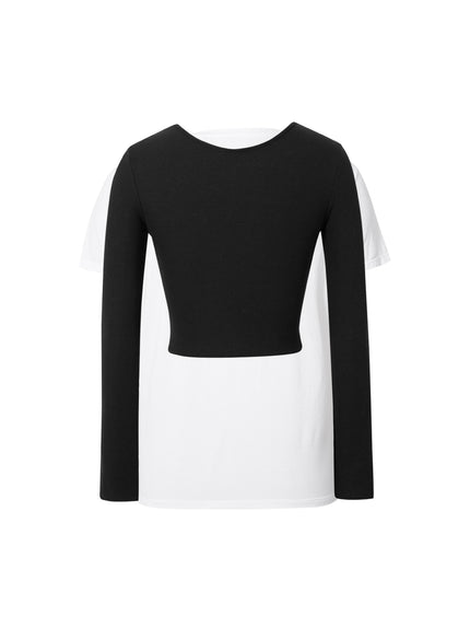 Round Neck Yoga Knit Short Top