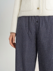Cotton Plaid Pants