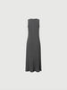 Women's Medium Gray Round Neck Sleeveless Jersey Dress 4F3290332