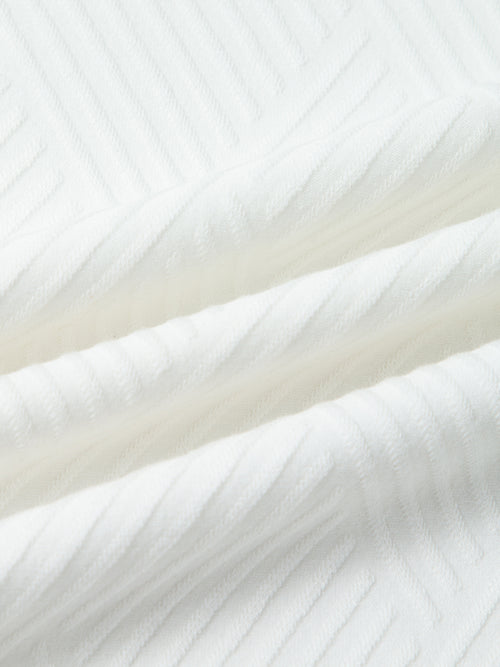 Load image 1 in gallery view. Men’s Geometric Knit Short-Sleeve T-Shirt