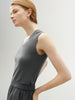 Sleeveless Lyocell Knit Tank Top
