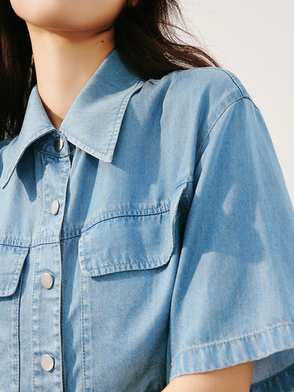 Half Sleeves 100% Lyocell Shirt