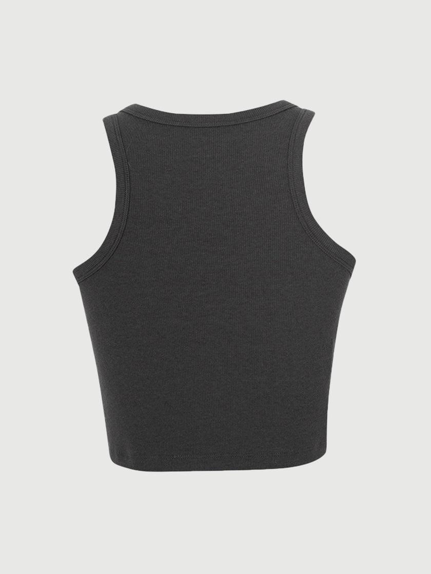 Sleeveless Short Tank Top