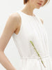 Stand Collar Sleeveless Dress