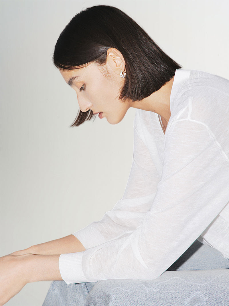 V Neck Knit Cardigans