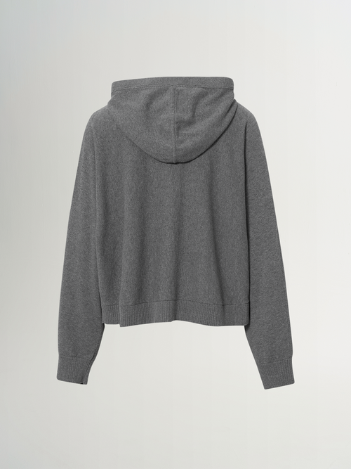 Load image 1 in gallery view. Pure Cotton Hooded Sweatshirt Jacket