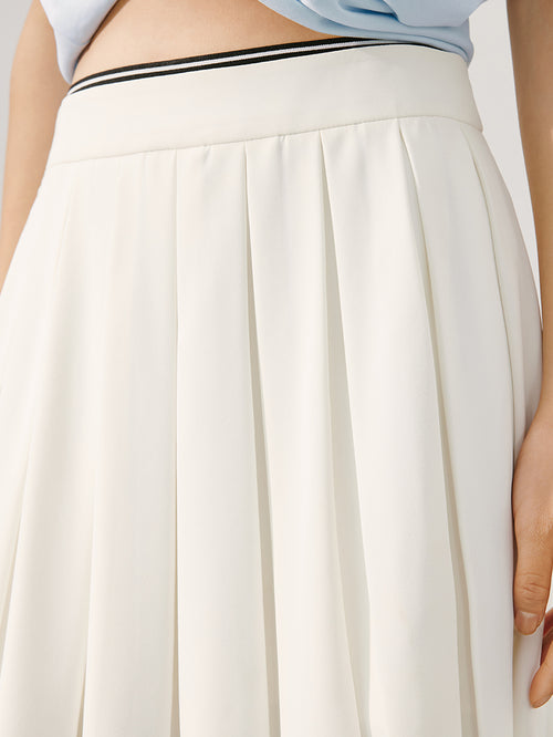 Load image 1 in gallery view. Pleated Mini Skirt