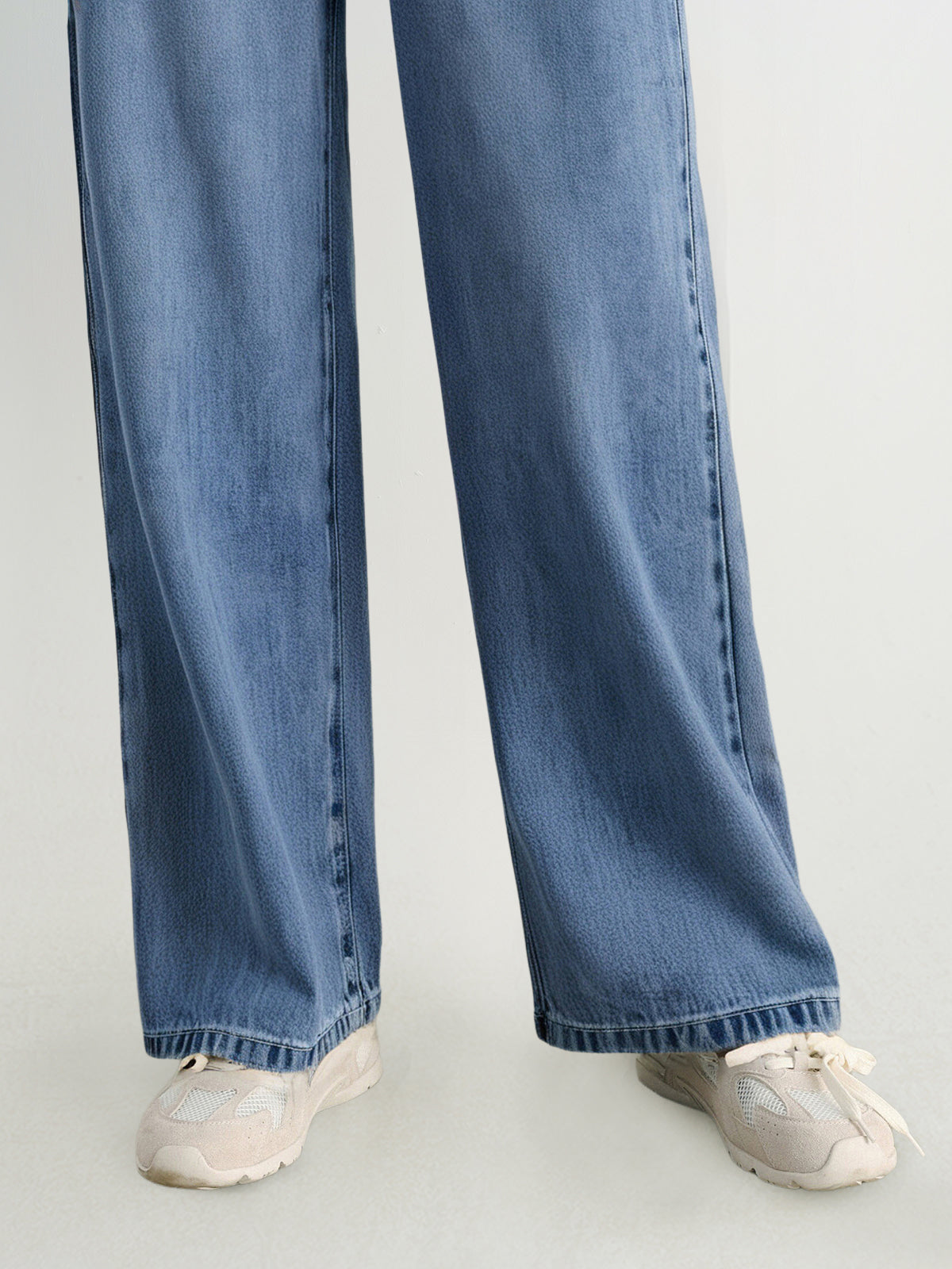 Vintage Blue Wide-Leg Jeans