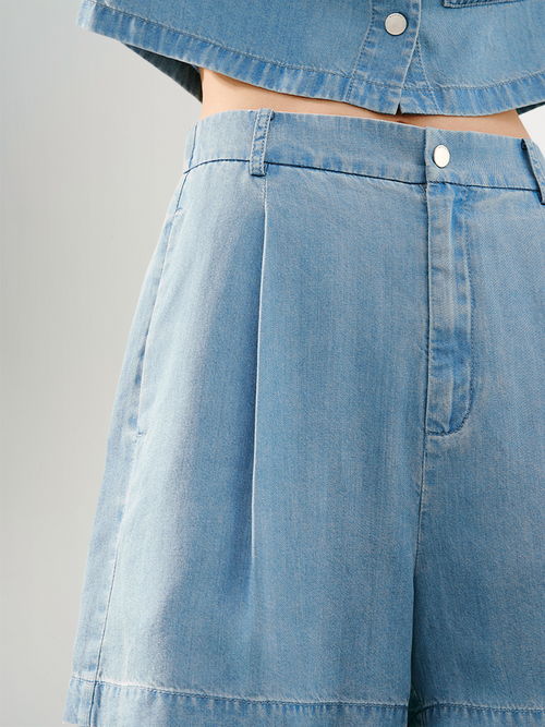 Load image 1 in gallery view. 100% Lyocell Shorts