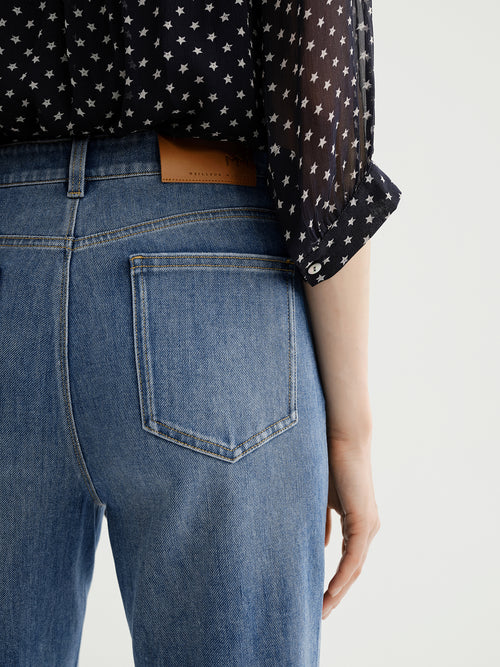Load image 1 in gallery view. Vintage Flared Denim Jeans