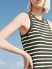 Striped Sleeveless Dress
