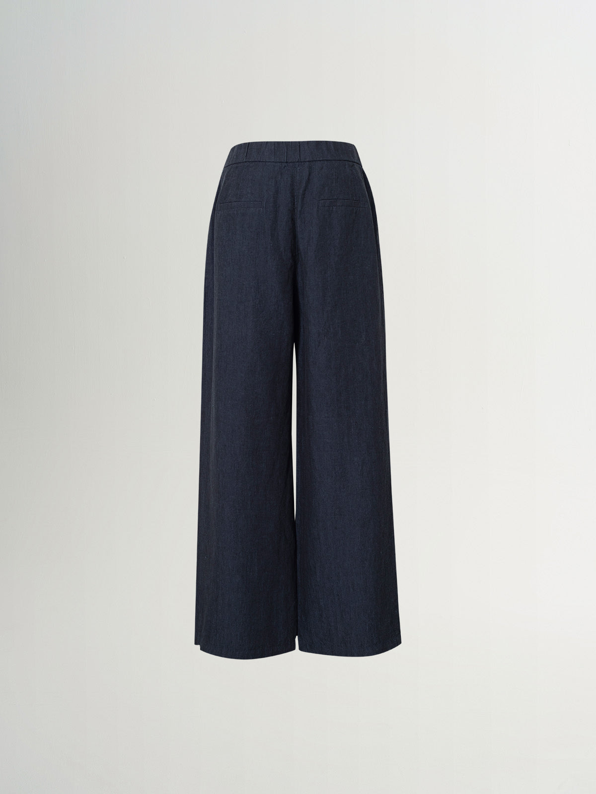 Relaxed Linen Wide-Leg Pants