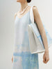 V Neck Pleated Slip Dress