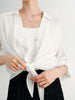 V Neck Long Sleeve Overshirt