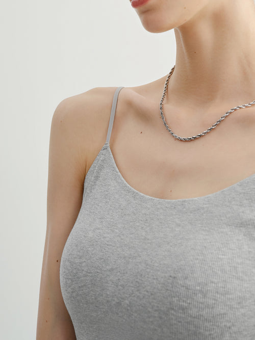 Load image 1 in gallery view. Fitted Camisole with Built-In Bra Camisole Top