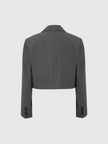 Acetate Cropped Blazer