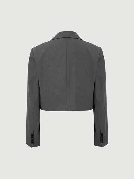 Acetate Cropped Blazer