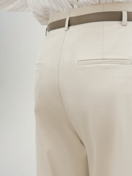 Cropped Lyocell Pants