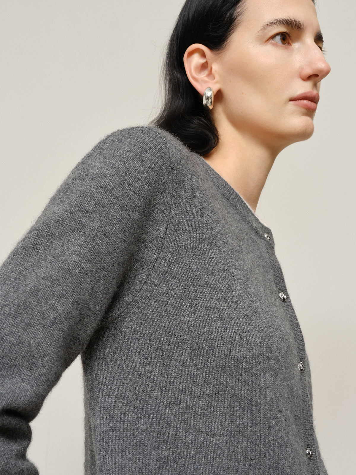 Pure Cashmere Contrast Binding Sweater